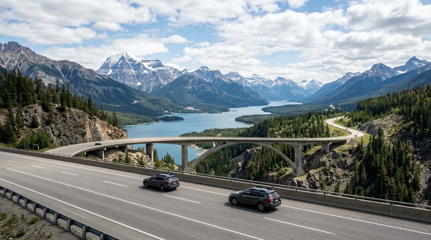 SR Cabs scenic travel highway journey
